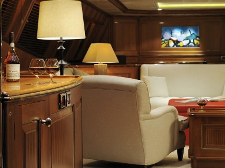 DRUMBEAT Alloy 53m Luxury Sailing Yacht Bar