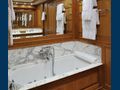 DRUMBEAT Alloy 53m Luxury Sailing Yacht Master Bathroom