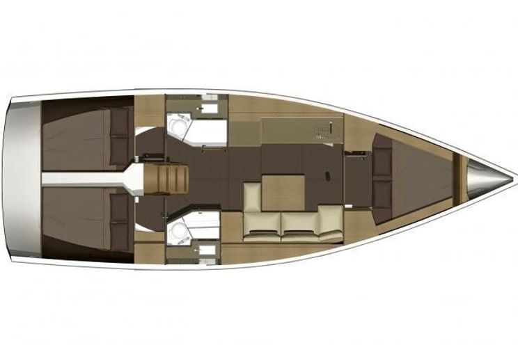 Charter Yacht Dufour 382 - 3 cabins - Antibes