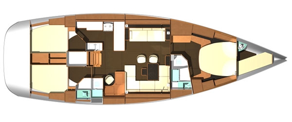 Charter Yacht ZEPHYR - Dufour 525 Grand Large - 3 Cabins - Port Grimaud - St Tropez - Porquerolles