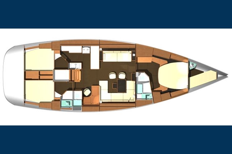 Charter Yacht ZEPHYR - Dufour 525 Grand Large - 3 Cabins - Port Grimaud - St Tropez - Porquerolles