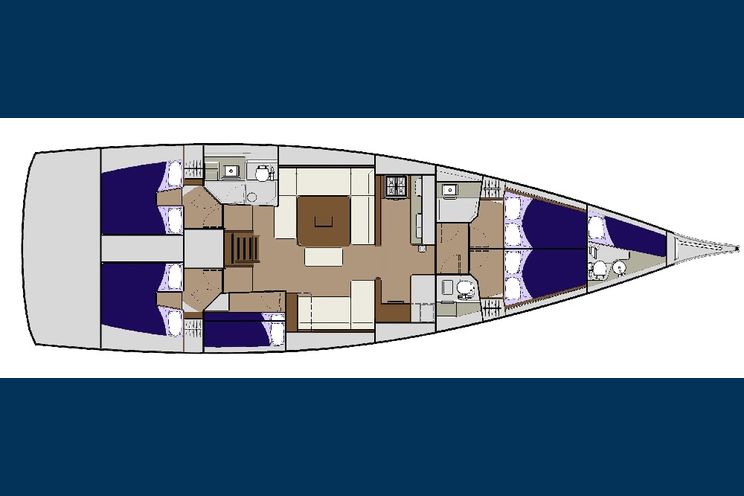 Charter Yacht Dufour 560 - 5 cabins - 2015 - Bodrum - Gocek - Marmaris