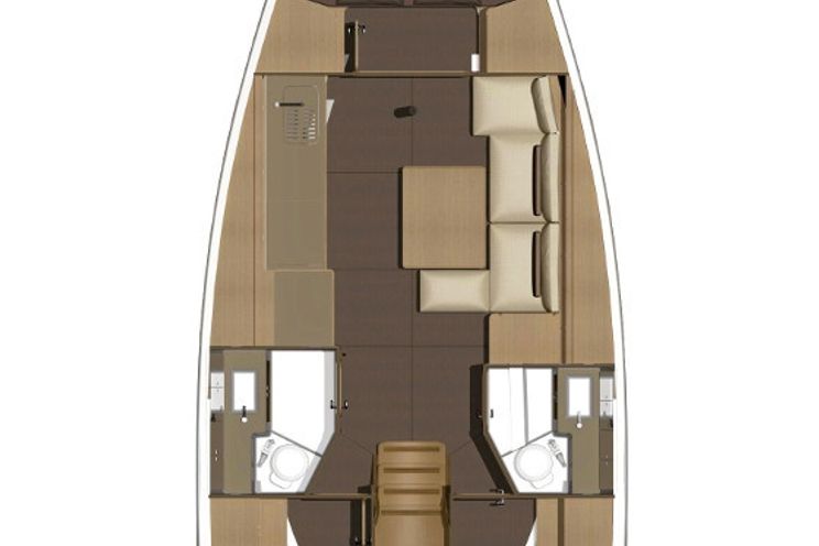 Charter Yacht Dufour 382 - 3 cabins(3 double cabins)- 2015 - Biograd - Split