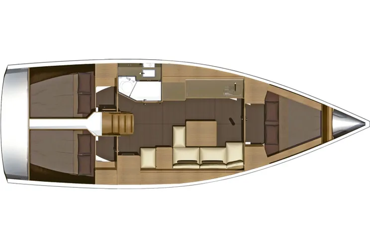 Charter Yacht Dufour 382 Grand Large - 2017 - 3 Cabins(3 double)- Horta - Azores - Portugal