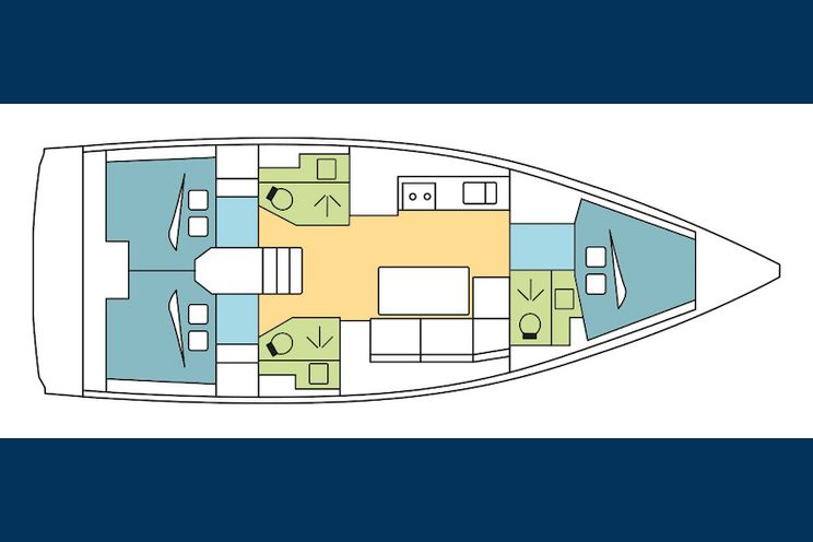 Charter Yacht Dufour 390 - 2019 - 3 cabins(3 double)- USVI - BVI