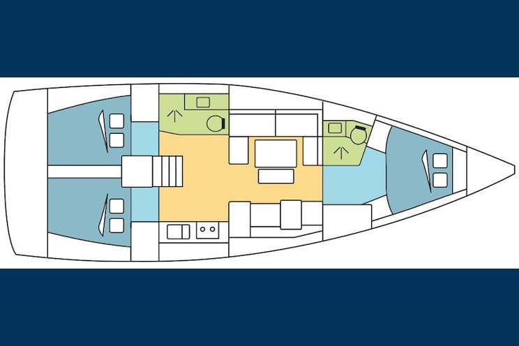 Charter Yacht Dufour 412 - 2018 - 3 cabins(3 double)- USVI - BVI