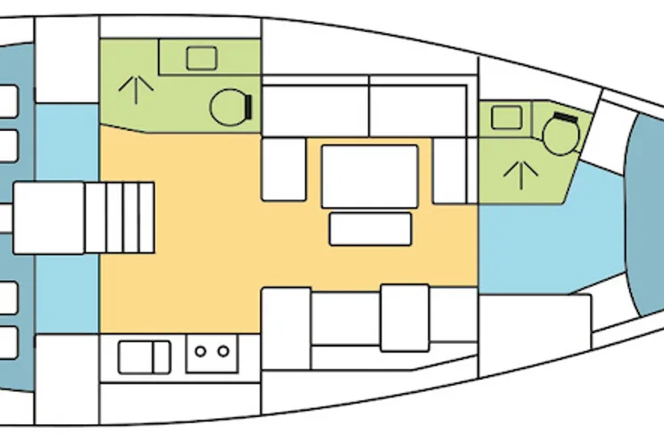 Charter Yacht Dufour 412 - 2018 - 3 cabins(3 double)- USVI - BVI