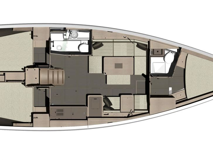 Dufour 412 Layout