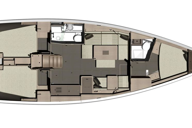 Charter Yacht Dufour 412 Grand Large - 3 cabins(3 double)- 2017 - Sukosan - Sibenik - Split