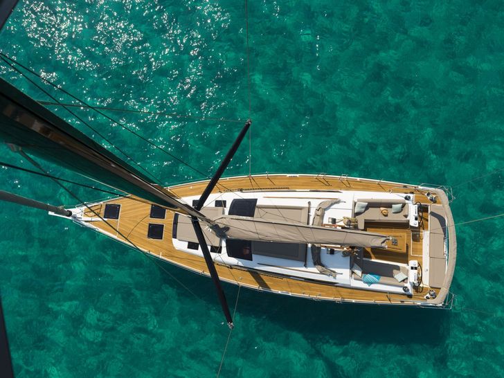 Dufour 520 Aerial View Dufour 520 Aerial View