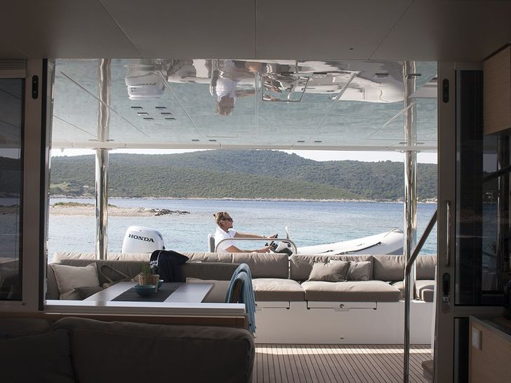 EAGLE OF NORWAY - stern View from Saloon EAGLE OF NORWAY - stern View from Saloon