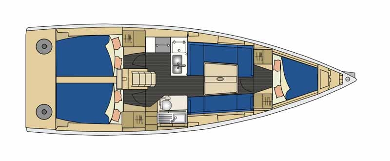 Charter Yacht Elan 350 - 3 Cabins - Puntone - Italy