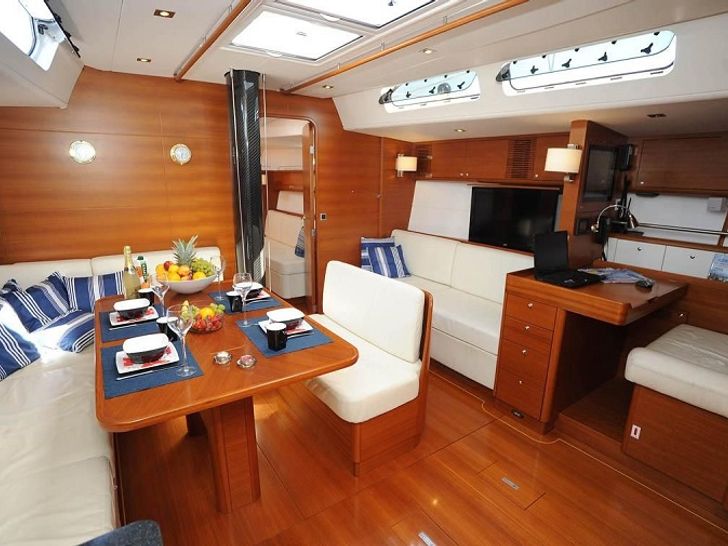 ELINE X-Yacht X65 - saloon panoramic view ELINE X-Yacht X65 - saloon panoramic view