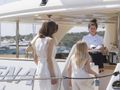 ENA Ferretti Custom Line Navetta 30 - guests boarding ENA Ferretti Custom Line Navetta 30 - guests boarding