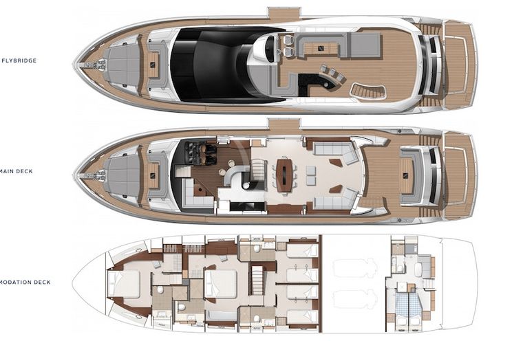 Charter Yacht SYNERGY - Sunseeker 86 - 4 Cabins - Tortola - Virgin Gorda - Anegada - St Lucia