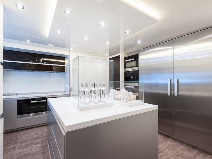 ENTOURAGE Admiral 47m Luxury Superyacht Galley ENTOURAGE Admiral 47m Luxury Superyacht Galley