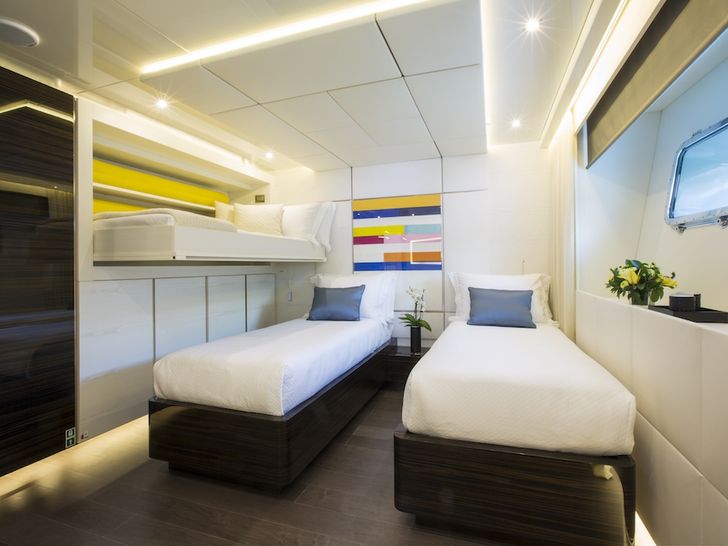 ENTOURAGE Admiral 47m Luxury Superyacht Twin Cabin