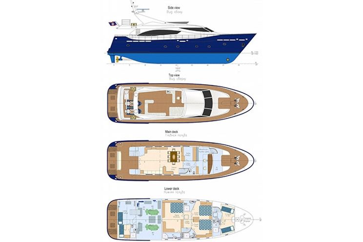 Charter Yacht FANTOM - 3 Cabins - Maldives,Indian Ocean