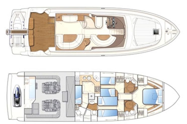 Charter Yacht ELEVEN - Ferretti 55 - 3 Cabins - Italy - Sardinia - Porto Cervo - Cagliari - Cannigione