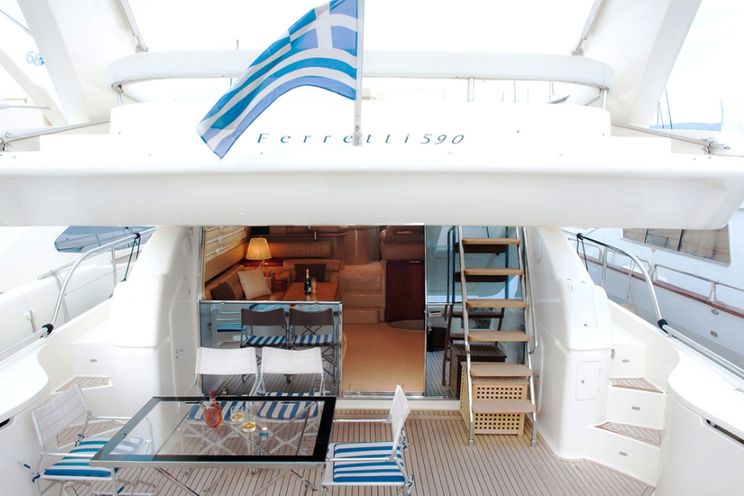 Charter Yacht Ferretti 590 - 3 Cabins - Mykonos
