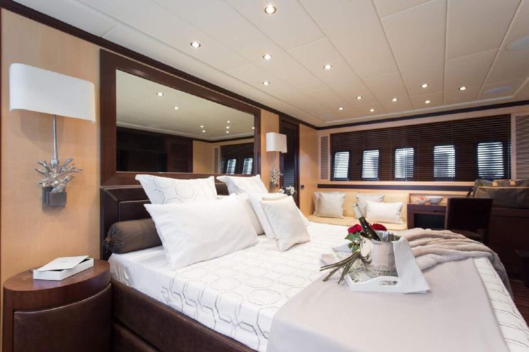 Charter Yacht FIVE STARS - Mangusta(Overmarine)92` - 5 Cabins - Ibiza - Formentera - Palma - Barcelona