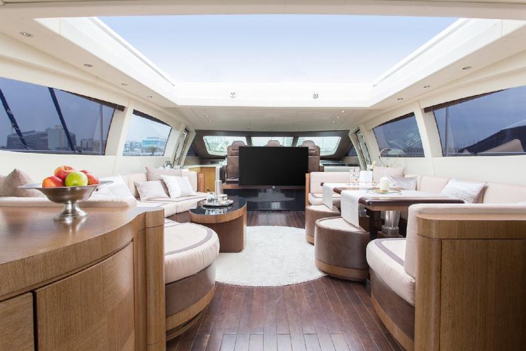 Charter Yacht FIVE STARS - Mangusta(Overmarine)92` - 5 Cabins - Ibiza - Formentera - Palma - Barcelona