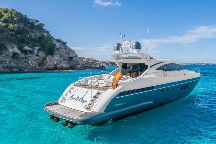 Charter Yacht FIVE STARS - Mangusta(Overmarine)92` - 5 Cabins - Ibiza - Formentera - Palma - Barcelona