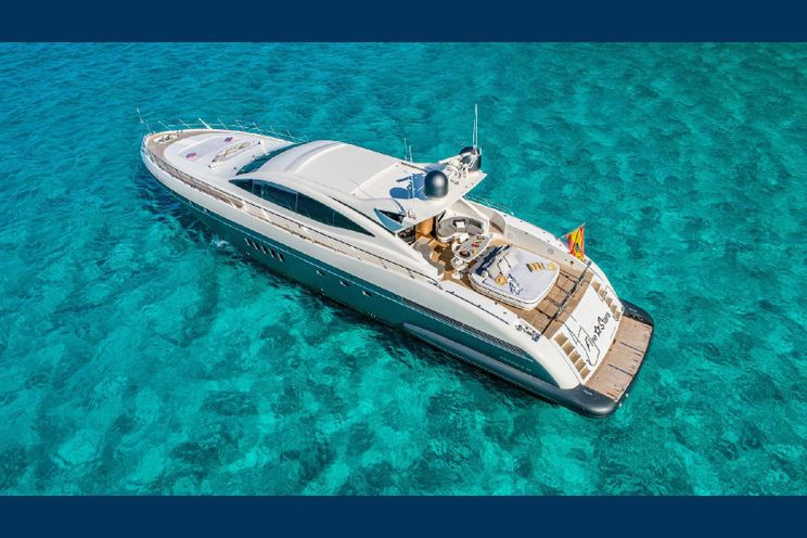 Charter Yacht FIVE STARS - Mangusta(Overmarine)92` - 5 Cabins - Ibiza - Formentera - Palma - Barcelona