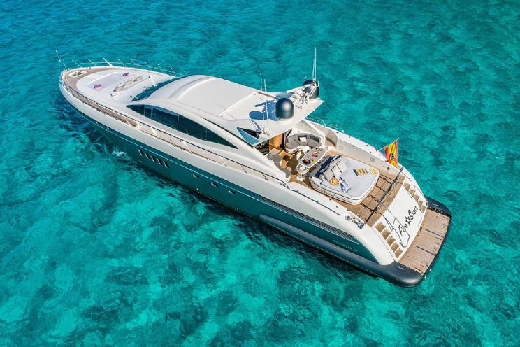 Charter Yacht FIVE STARS - Mangusta(Overmarine)92` - 5 Cabins - Ibiza - Formentera - Palma - Barcelona