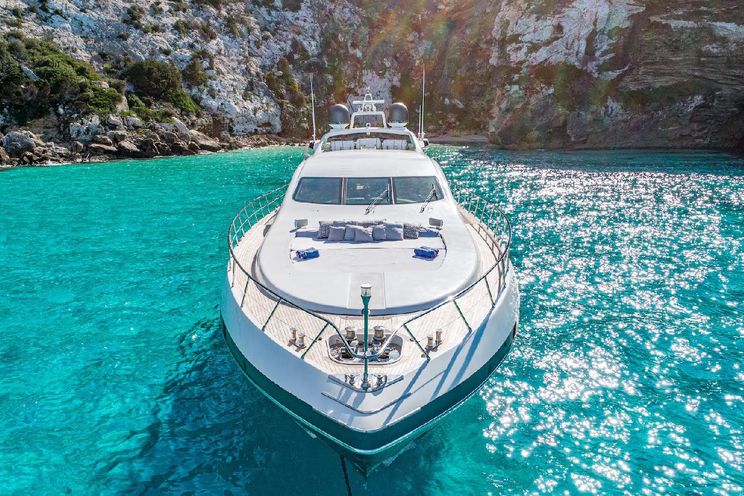Charter Yacht FIVE STARS - Mangusta(Overmarine)92` - 5 Cabins - Ibiza - Formentera - Palma - Barcelona
