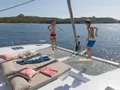 Fountaine Pajot Saona 47 - foredeck with trampolines Fountaine Pajot Saona 47 - foredeck with trampolines