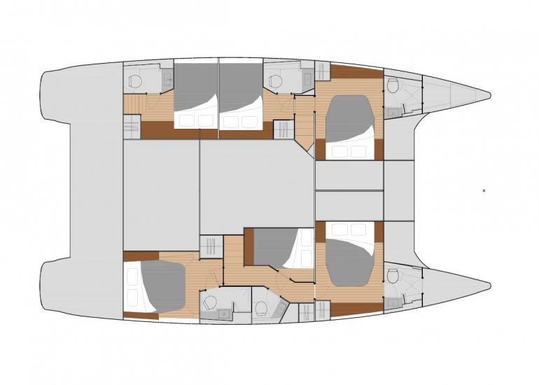 Charter Yacht Fountaine Pajot Saba 50 - 6 Cabins - Trogir - Sibenik - Split