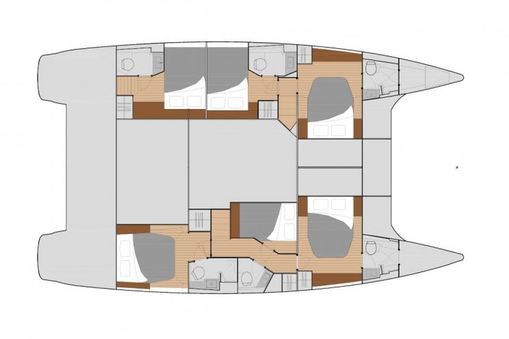 Charter Yacht Fountaine Pajot Saba 50 - 6 Cabins - Trogir - Sibenik - Split