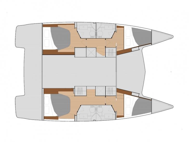 Fountaine Pajot Lucia 40 Layout