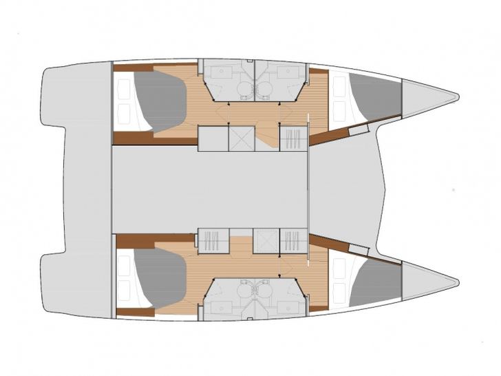 Fountaine Pajot Lucia 40 Layout Fountaine Pajot Lucia 40 Layout