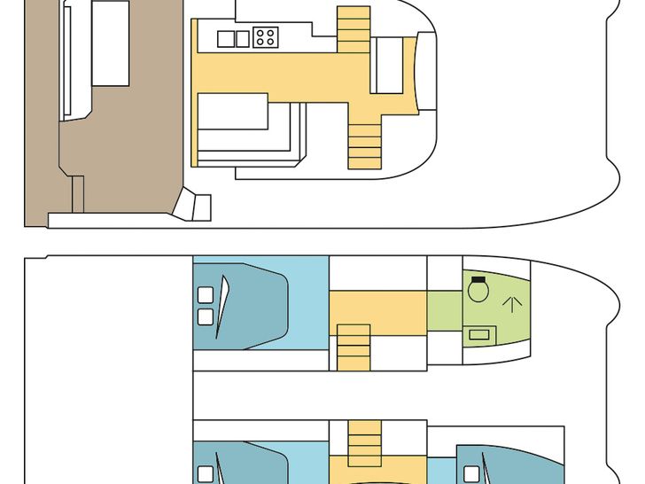 Fountaine Pajot MY 37 Layout Fountaine Pajot MY 37 Layout