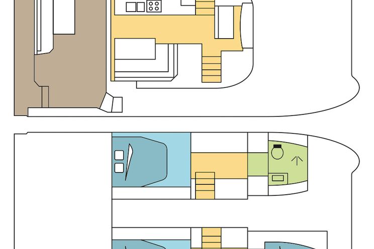 Charter Yacht Fountaine Pajot Motor Yacht 37 - 3 Cabins - 2020 - Ajaccio - Corsica - France