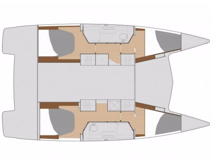 Fountaine Pajot Lucia 40 Layout