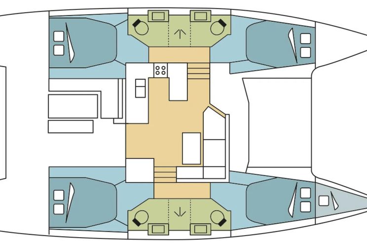 Charter Yacht Fountaine Pajot Astrea 42 -(4 + 2 Cabins)- 2021 - Preveza - Ionian Islands