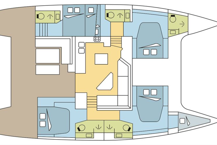 Charter Yacht Fountaine Pajot Saona 47 - 5 + 1 Cabins - 2020 - Nassau - Exumas - Bahamas