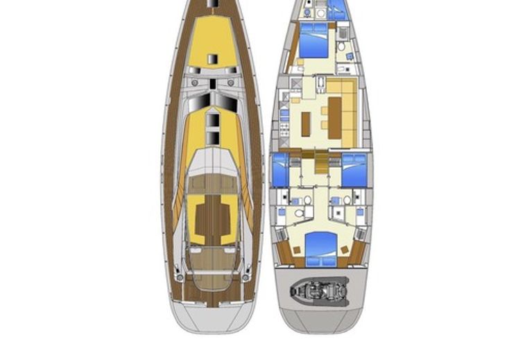 Charter Yacht GIGRECA - Admiral Silent 76 - 4 Cabins - Athens - Mykonos - Lefkas