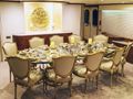 GRAND ILLUSION Palmer Johnson 137 Luxury Superyacht Dining Room GRAND ILLUSION Palmer Johnson 137 Luxury Superyacht Dining Room