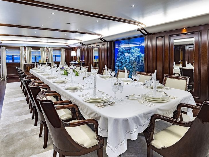 GRAND OCEAN Blohm&Voss 80m Formal Dining GRAND OCEAN Blohm&Voss 80m Formal Dining