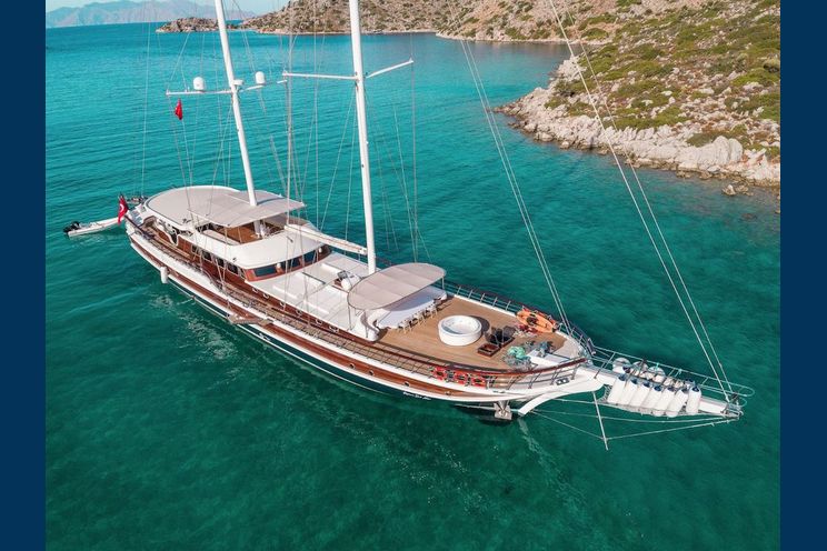 Charter Yacht HALCON DEL MAR - 45m Gulet - 8 Cabins - Athens - Mykonos - Bodrum - Gocek - Turkey