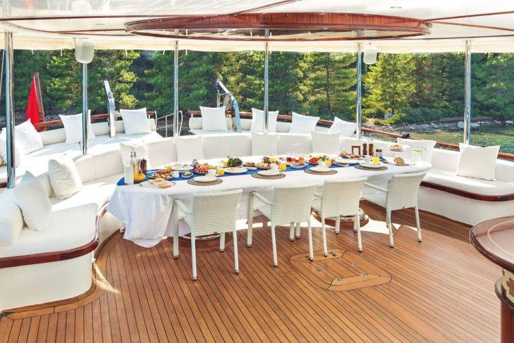 Charter Yacht HALCON DEL MAR - 45m Gulet - 8 Cabins - Athens - Mykonos - Bodrum - Gocek - Turkey