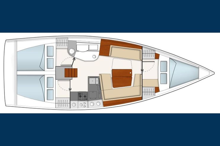 Charter Yacht Hanse 385 - 3 Cabins - Pomer - Murter - Croatia