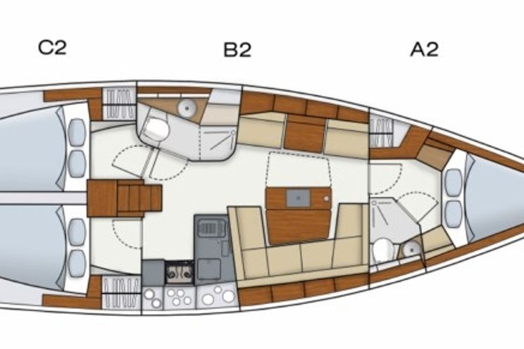 Charter Yacht Hanse 415 - 3 Cabins - Greece