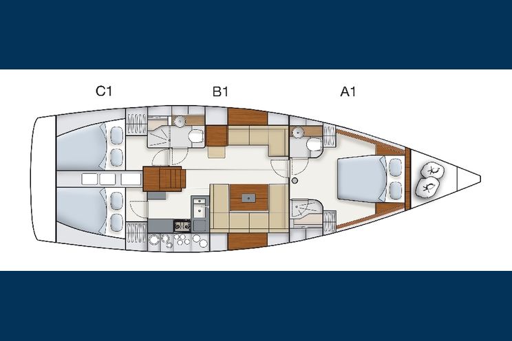 Charter Yacht Hanse 445 - 3 Cabins - Palma