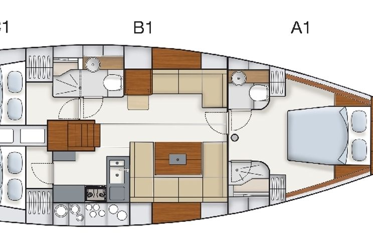 Charter Yacht Hanse 445 - 3 Cabins - Palma