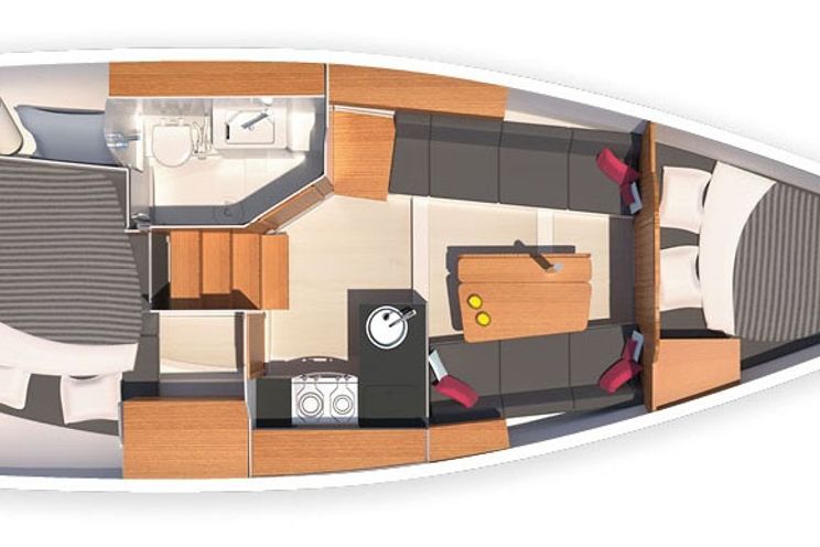 Charter Yacht Hanse 315 - 2 cabins(2 double)- 2016 - Biograd - Sibenik - Split